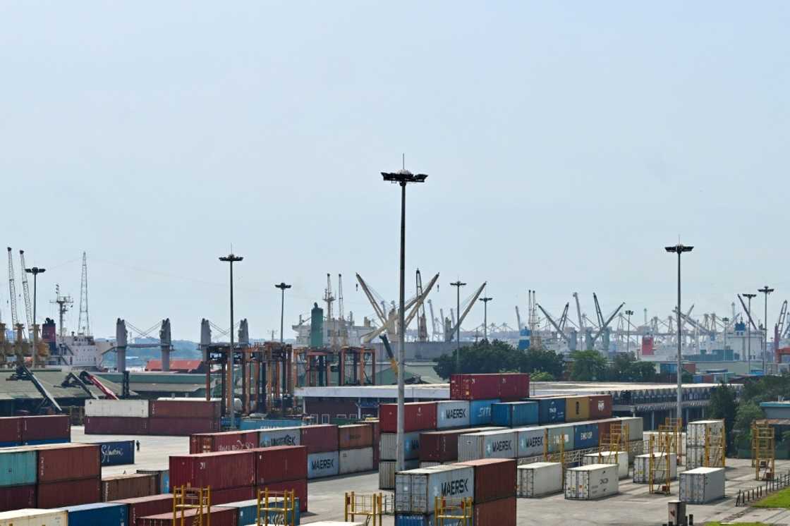 A general view of Bangladesh's Chattogram port, which UAE-based DP world has expressed interest in operating A general view of Bangladesh's Chattogram port, which UAE-based DP world has expressed interest in operating