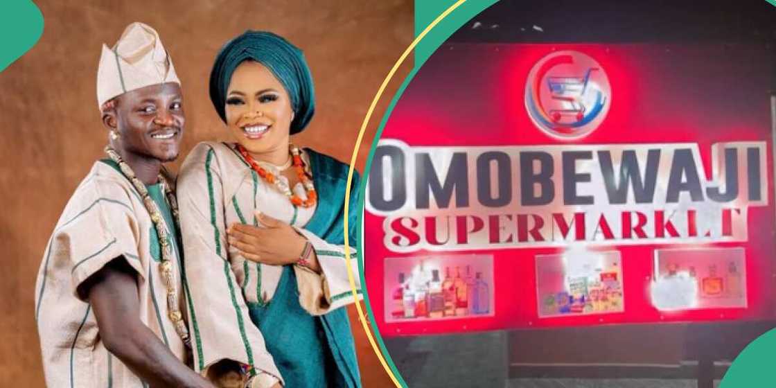 Portable's wife Bewaji names supermarket after herself.