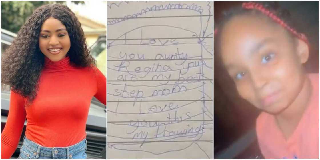 You're my Best Step-Mum: Regina Daniels Gushes over Sweet Note Step-Daughter Penned to Her You're my Best Step-Mum: Regina Daniels Gushes over Sweet Note Step-Daughter Penned to Her