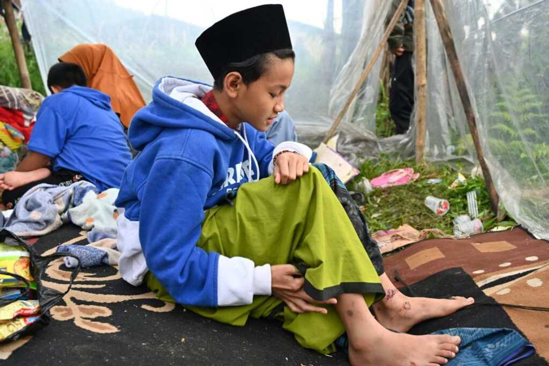 Aprizal Mulyadi lost a friend in the earthquake who had saved him from the rubble Aprizal Mulyadi lost a friend in the earthquake who had saved him from the rubble