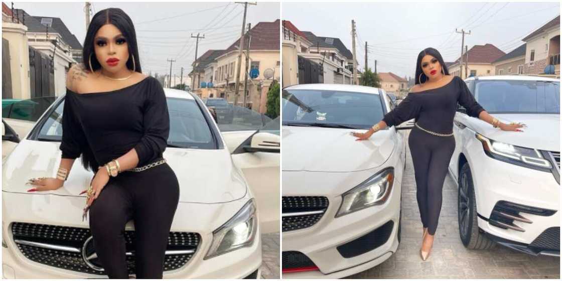 Bobrisky: Inside crossdresser's luxury garage and his cars worth Bobrisky: Inside crossdresser's luxury garage and his cars worth