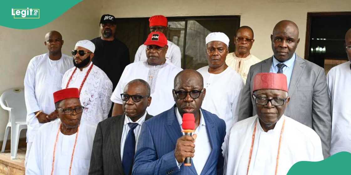 Edo: Governor Godwin Obaseki moves to broker peace between Benin palace and Enigie Edo: Governor Godwin Obaseki moves to broker peace between Benin palace and Enigie