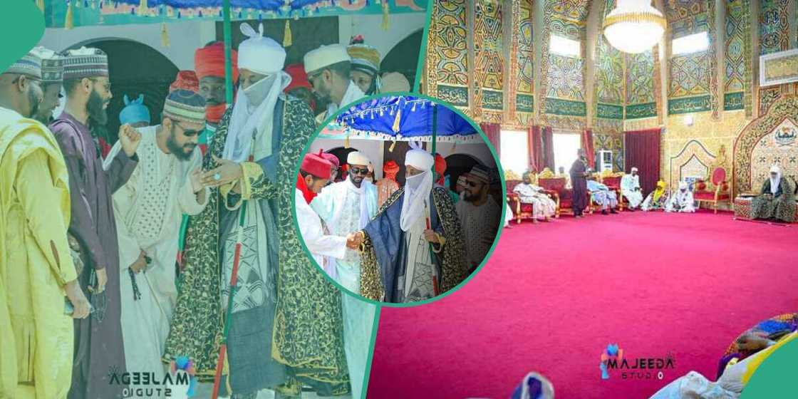 'Ya'yan Sheikh Dahiru Bauchi sun ziyarci Sarki Muhammadu Sanusi II a Kano 'Ya'yan Sheikh Dahiru Bauchi sun ziyarci Sarki Muhammadu Sanusi II a Kano