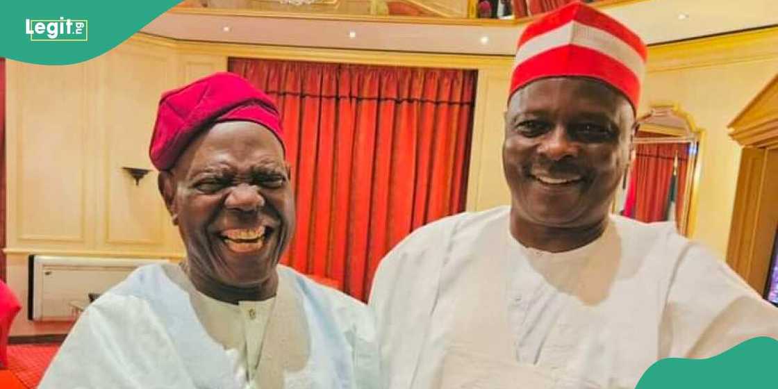 Kwankwaso with Bisi Akande