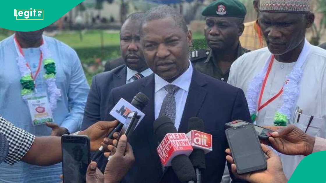 Court granted ex-AGF Malami on bail. Court granted ex-AGF Malami on bail.