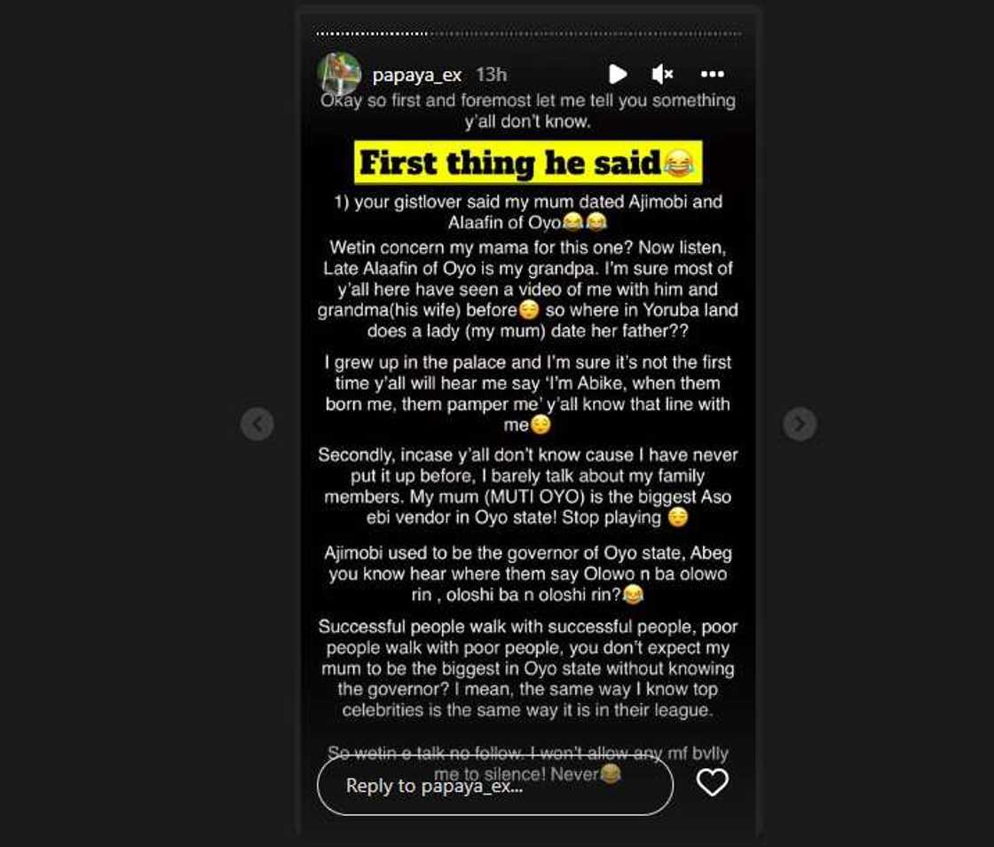 Papaya-Ex reacts to viral video of her allegedly caught with married man. Papaya-Ex reacts to viral video of her allegedly caught with married man.