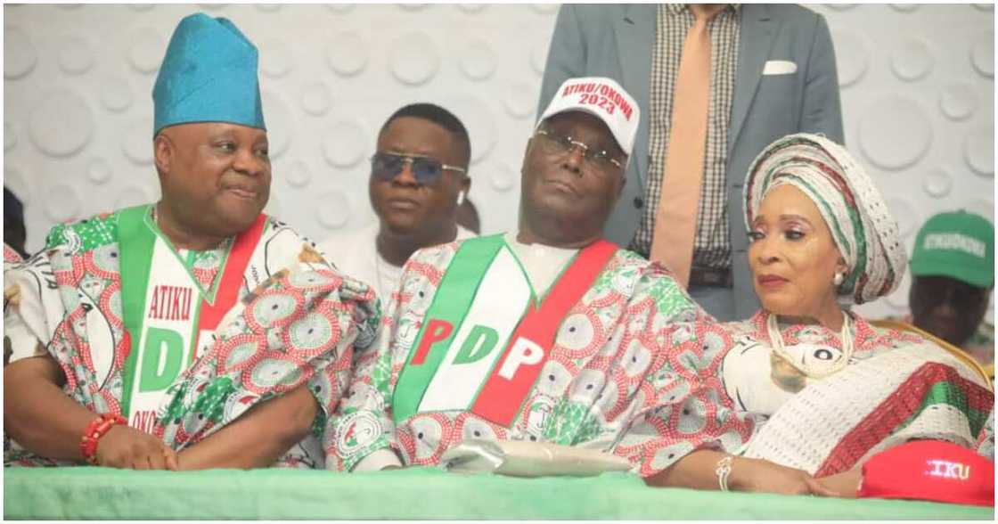 2023 general elections, PDP Osogbo rally, Atiku Abubakar, Osun state, Titi Abubakar, Governor Ademola Adeleke