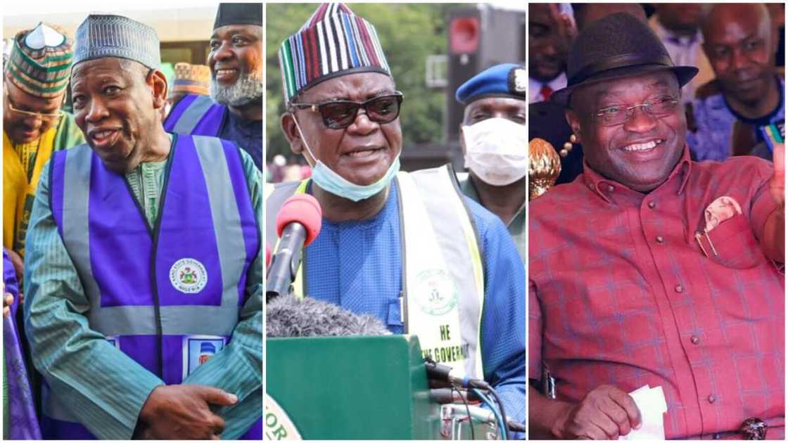 Abdullahi Ganduje/Samuel Ortom/Okezie Ikpeazu/Alex Otti/Labour Party/Father Alia/Kabir Yusuf/NNPP/APC/2023 Election/PDP/Arewa Abdullahi Ganduje/Samuel Ortom/Okezie Ikpeazu/Alex Otti/Labour Party/Father Alia/Kabir Yusuf/NNPP/APC/2023 Election/PDP/Arewa