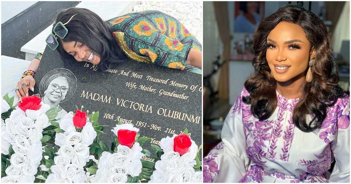 Iyabo Ojo and late mum Iyabo Ojo and late mum