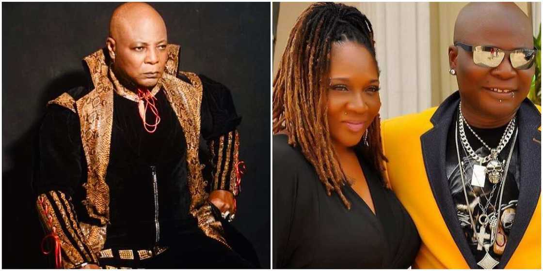 Charly Boy and his wife