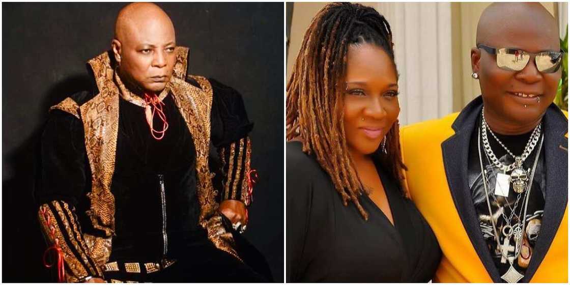 Charly Boy and his wife Charly Boy and his wife