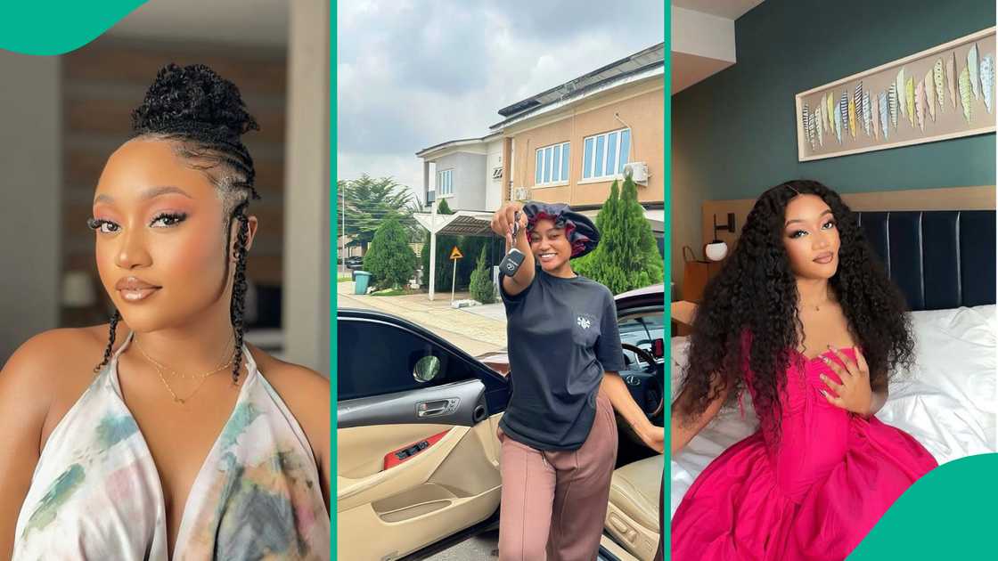 Isreal DMW's ex-wife shows new car Isreal DMW's ex-wife shows new car