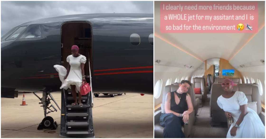 DJ Cuppy says she needs friends. DJ Cuppy says she needs friends.