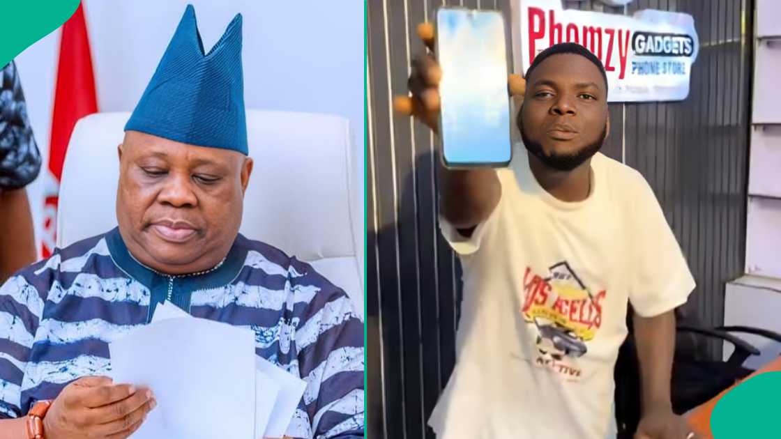 Phone vendor, Ademola Adeleke, Osun government Phone vendor, Ademola Adeleke, Osun government