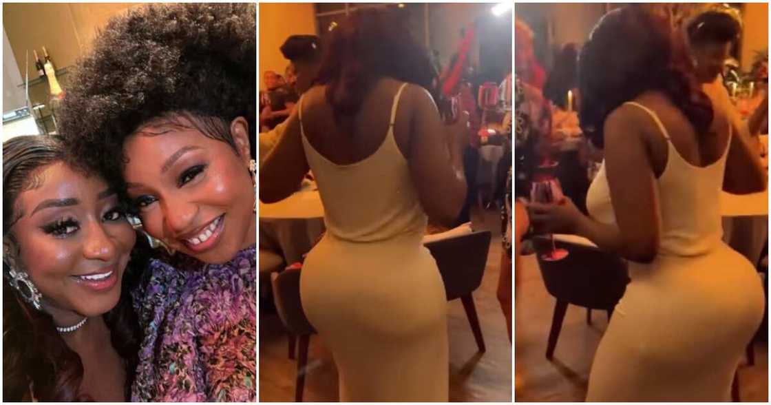 Ini Edo's backside Ini Edo's backside