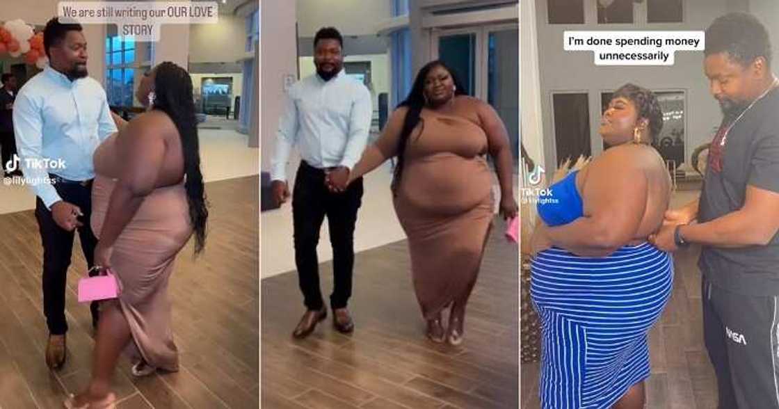 Plus-sized woman flaunts her man Plus-sized woman flaunts her man