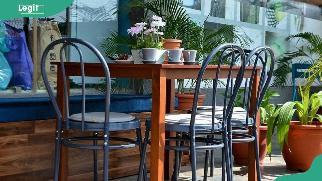 A section of Cafe Chrysalis restaurant