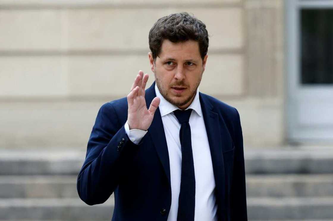 Julien Bayou was "suspended from his role" as co-president of the Greens' bloc in the lower house, the party said Julien Bayou was "suspended from his role" as co-president of the Greens' bloc in the lower house, the party said