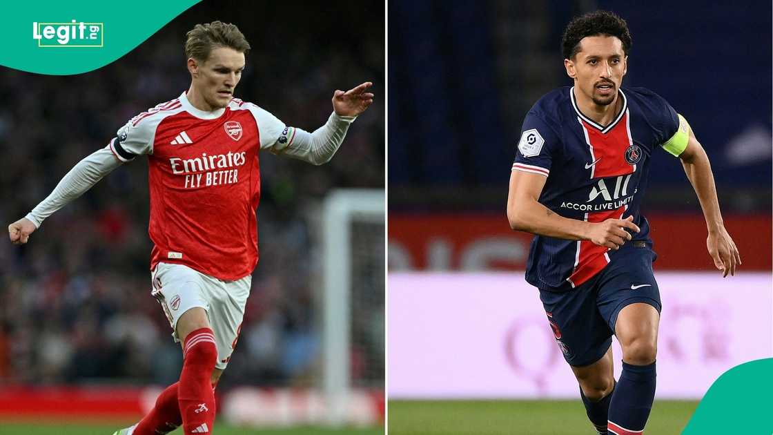 Paris Saint-Germain, Arsenal, UEFA, Champions League, Football, Europe. Paris Saint-Germain, Arsenal, UEFA, Champions League, Football, Europe.