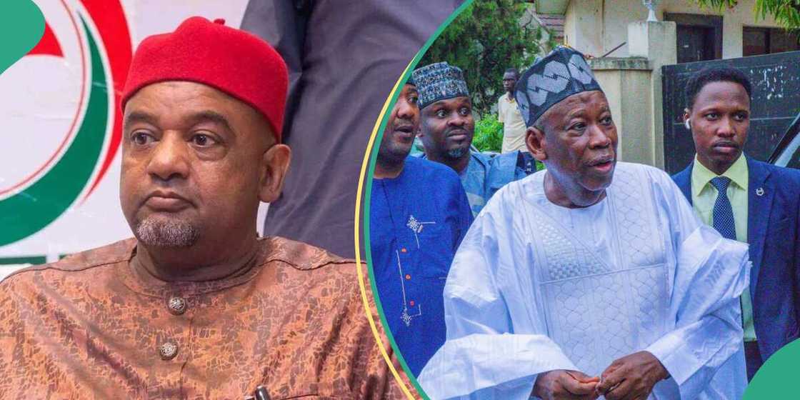 Umar Damagun da Ganduje. Umar Damagun da Ganduje.