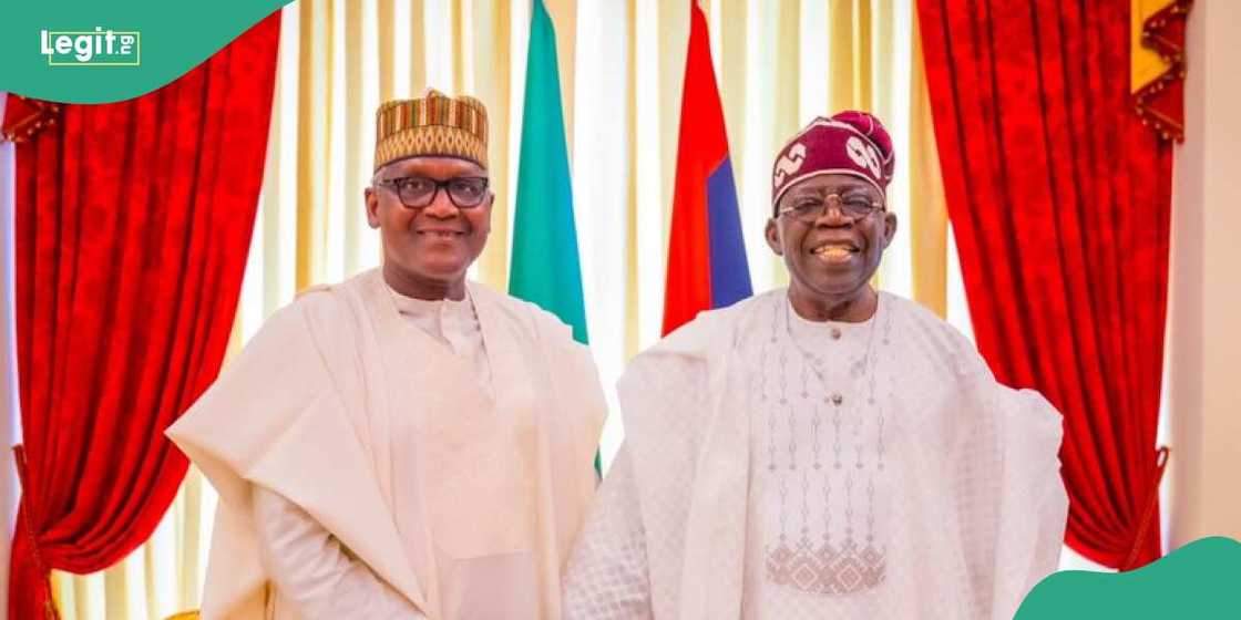 President Bola Tinubu felicitates Aliko Dangote on his birthday