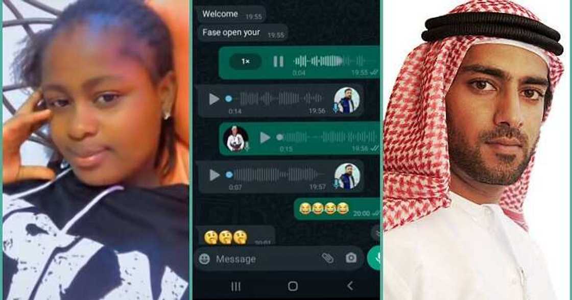 Lady posts her chat with Saudi Arabian man Lady posts her chat with Saudi Arabian man