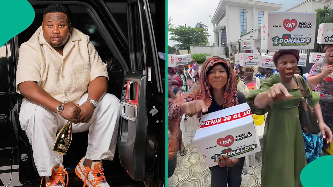 Cubana Chiefpriest makes donation to widows Cubana Chiefpriest makes donation to widows