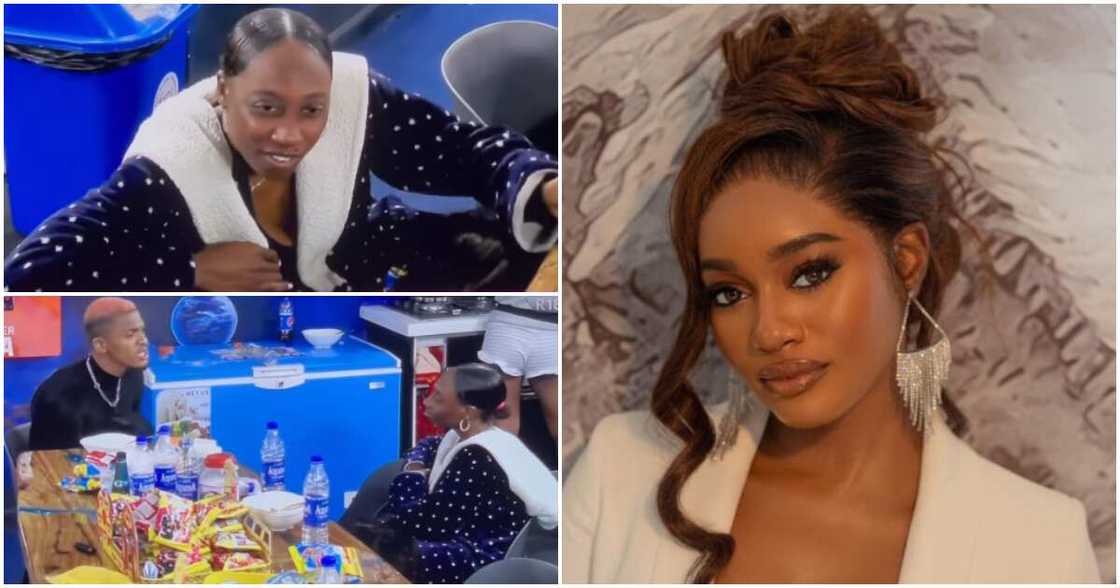 BBNaija Level Up star Doyin blasts Groovy over Beauty's disqualification. BBNaija Level Up star Doyin blasts Groovy over Beauty's disqualification.