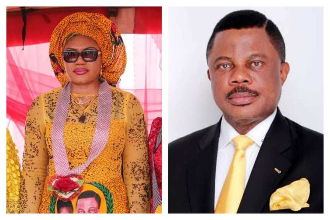 Gwamna Obiano da mai ɗakinsa Gwamna Obiano da mai ɗakinsa