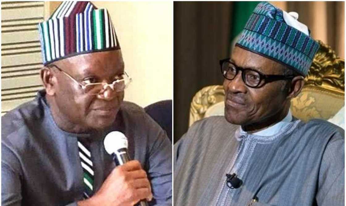 Buhari bai taɓuka wani abin azo a gani ba a fanin tsaro, in ji Gwamna Ortom Buhari bai taɓuka wani abin azo a gani ba a fanin tsaro, in ji Gwamna Ortom