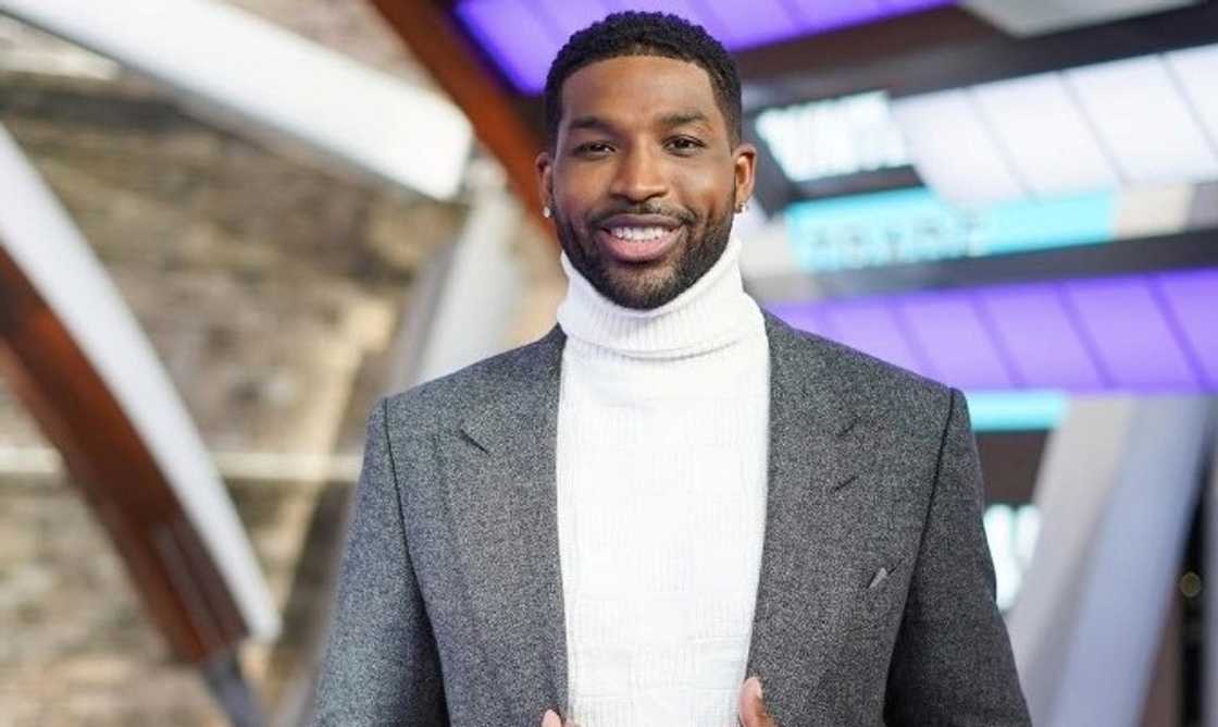 Tristan Thompson poses on the ESPN NBA Today television show set. Tristan Thompson poses on the ESPN NBA Today television show set.