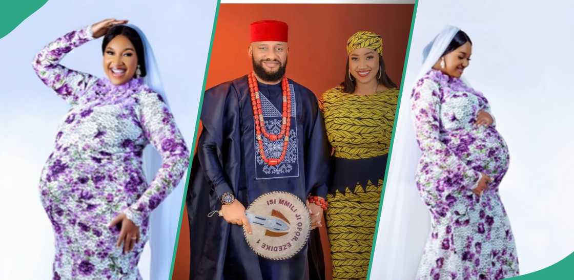 Judy Austin shows baby bump, Judy Austin and Yul Edochie Judy Austin shows baby bump, Judy Austin and Yul Edochie