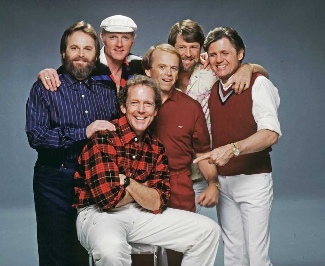 The Beach Boys portrait session with Harry Langdon.