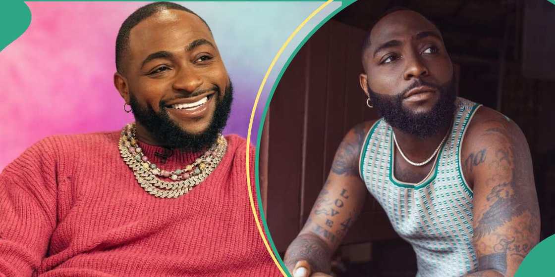Davido and family members at a night club. Davido and family members at a night club.