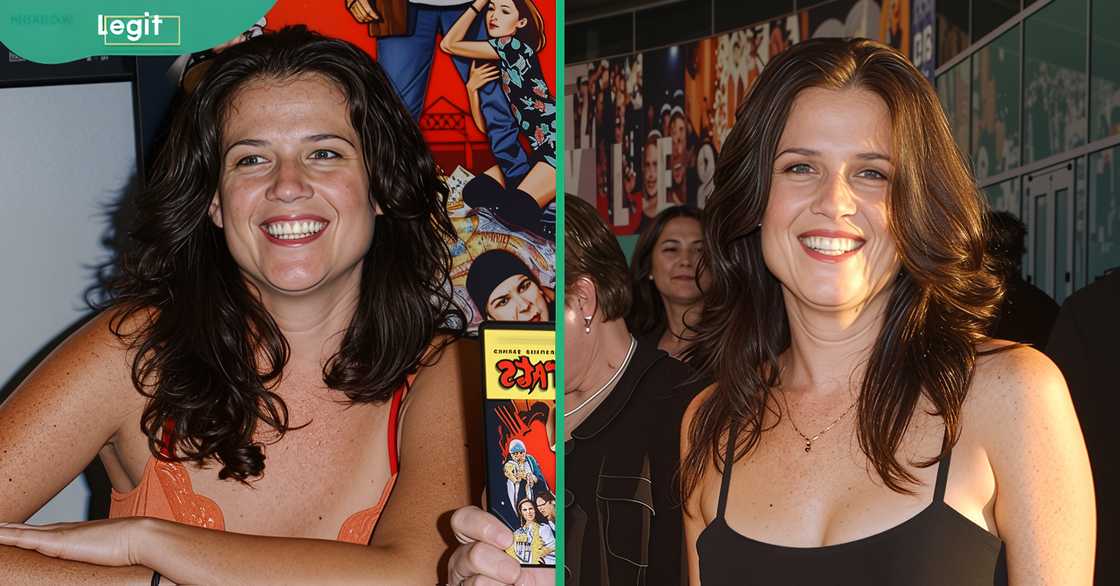 Renée Humphrey sits down, smiling, during Universal's 10th Anniversary DVD signing of Mallrats. The actress poses standing during the Los Angeles premiere of Clerks II. Renée Humphrey sits down, smiling, during Universal's 10th Anniversary DVD signing of Mallrats. The actress poses standing during the Los Angeles premiere of Clerks II.