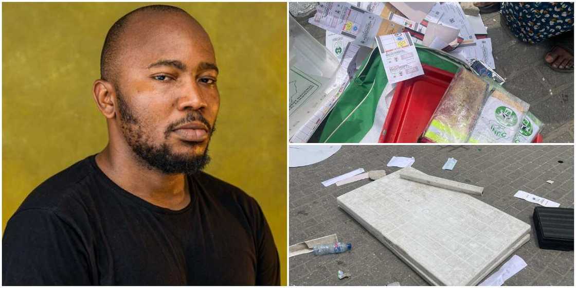 Joey Akan, thugs attack Joey Akan at his voting centre Joey Akan, thugs attack Joey Akan at his voting centre