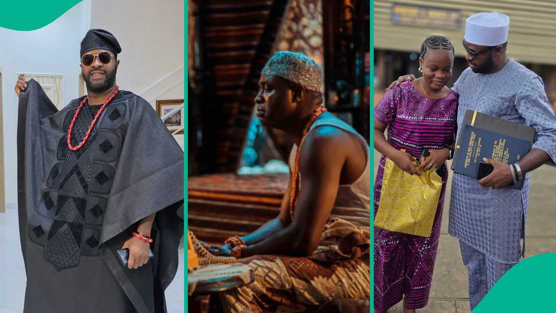 Femi Adebayo shares pictures with lady who researched Seven Doors. Femi Adebayo shares pictures with lady who researched Seven Doors.