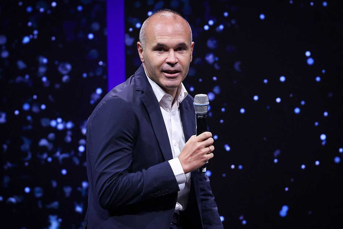 Andres Iniesta at Gran Teatre Del Liceu