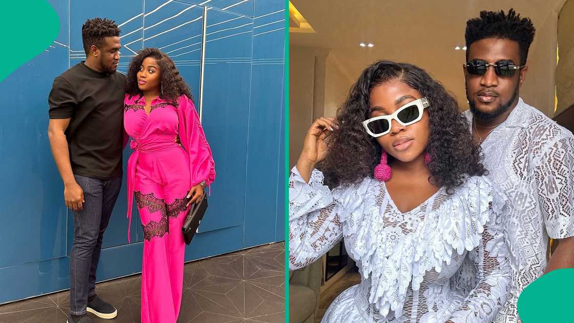 Veekee James shares loved-up video with husband. Veekee James shares loved-up video with husband.