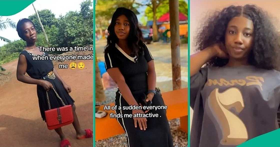 Lady shows off her body transformation