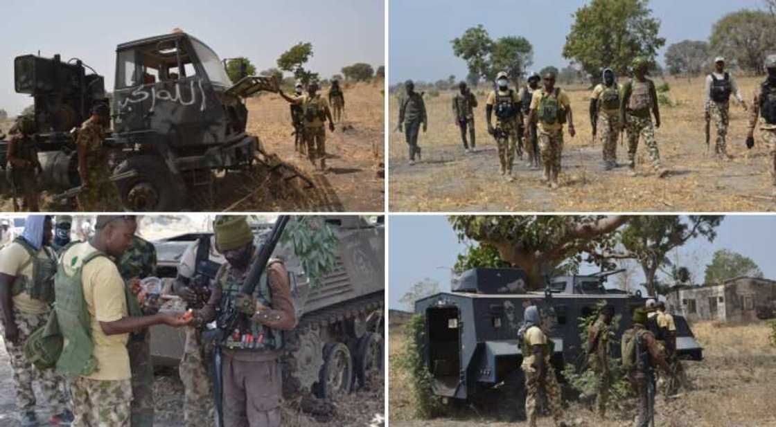 Yadda sojoji suka ragargaji 'yan ta'adda a Borno Yadda sojoji suka ragargaji 'yan ta'adda a Borno