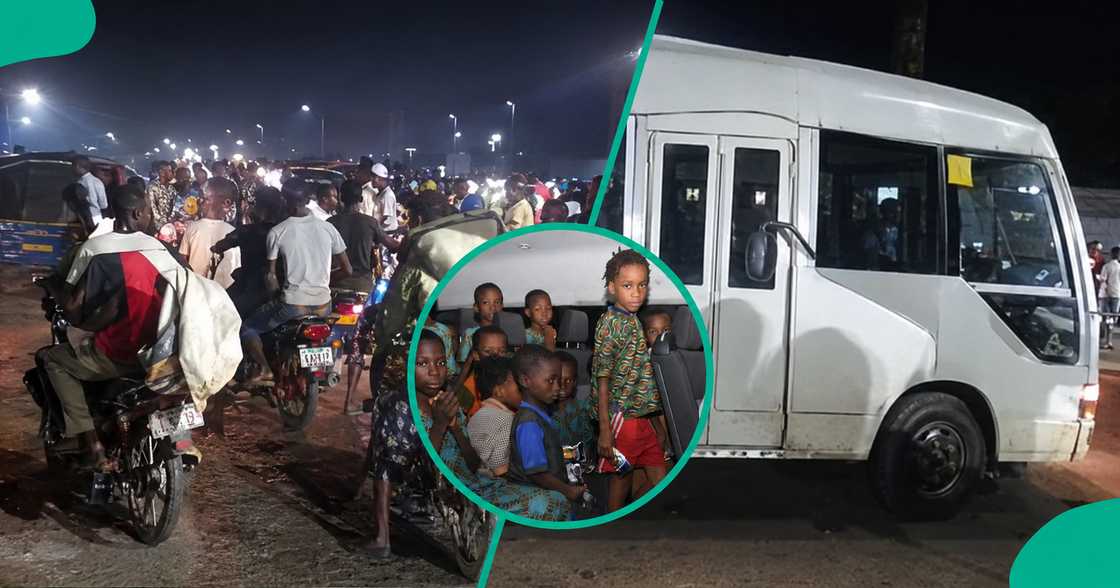 Moment army rescued abducted victims in Oyo state as residents cheer.