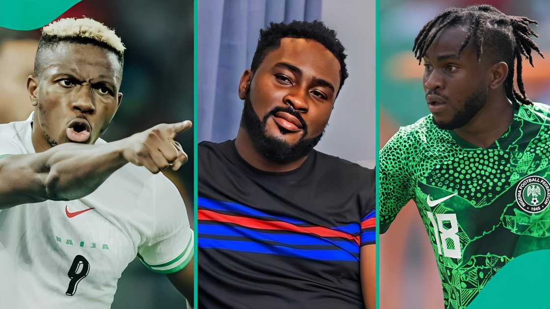 BBNaija reality star Pere Egbi reacts to Osimhen and Lookman's rift.