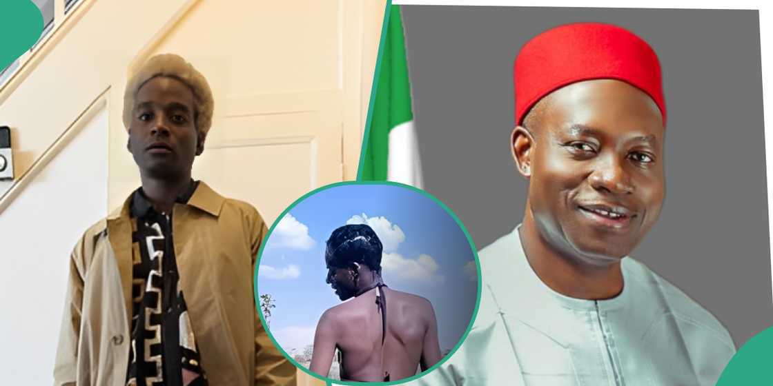 Gov Soludo’s son breaks the internet with daring swimwear look Gov Soludo’s son breaks the internet with daring swimwear look