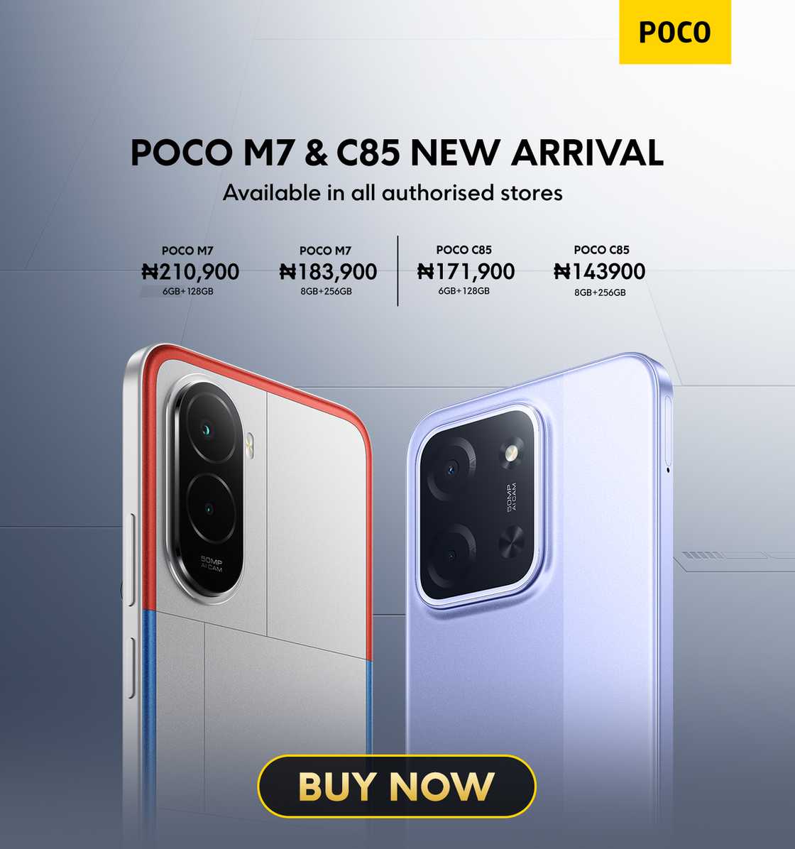 POCO M7 & POCO C85 Launch in Nigeria: Power Meets Performance POCO M7 & POCO C85 Launch in Nigeria: Power Meets Performance
