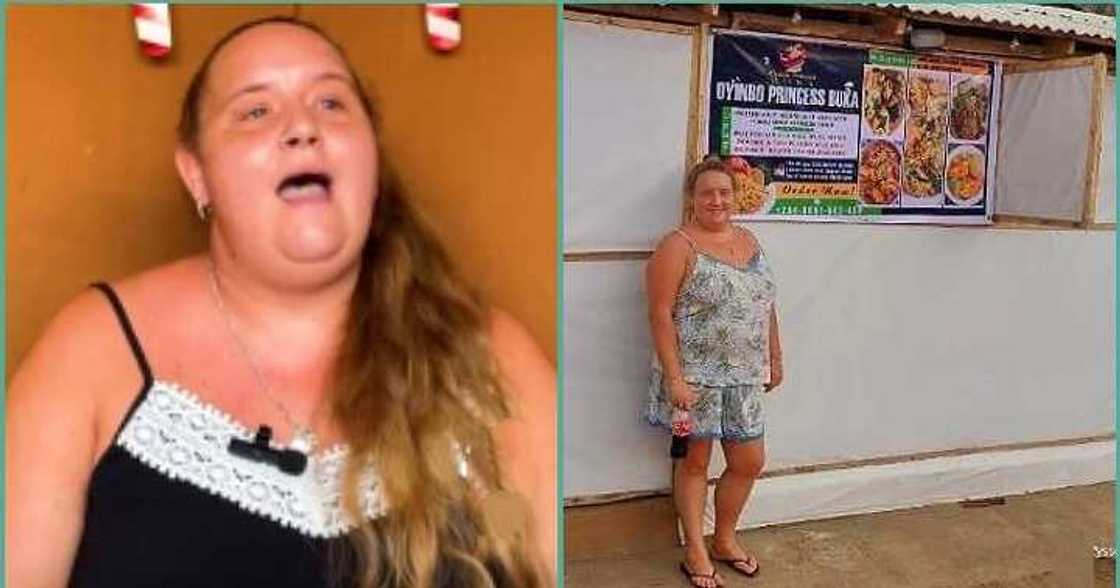 Oyinbo woman who opened restaurant in Lagos advises Nigerians on relocation Oyinbo woman who opened restaurant in Lagos advises Nigerians on relocation