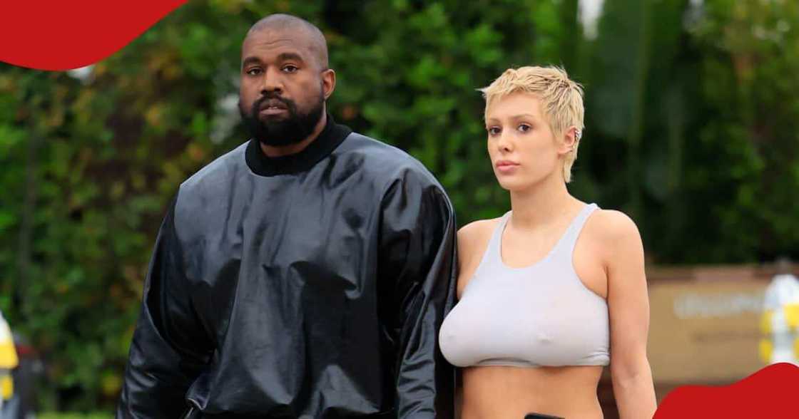 Kanye West and Bianca Censori.