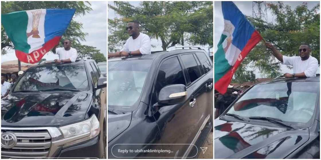 Music Executive Ubi Franklin Abandons PDP for APC, Stirs Mixed Reactions From Nigerians Music Executive Ubi Franklin Abandons PDP for APC, Stirs Mixed Reactions From Nigerians