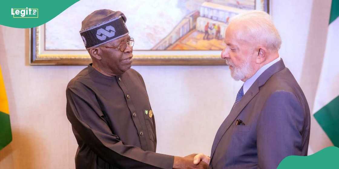 Tinubu and Brazilian President, Lula da Silva