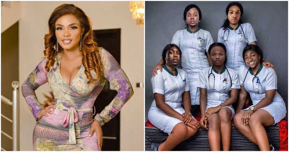 Iyabo Ojo, Davido, Olamide, Davido, Wizkid, Tekno, nurses Iyabo Ojo, Davido, Olamide, Davido, Wizkid, Tekno, nurses